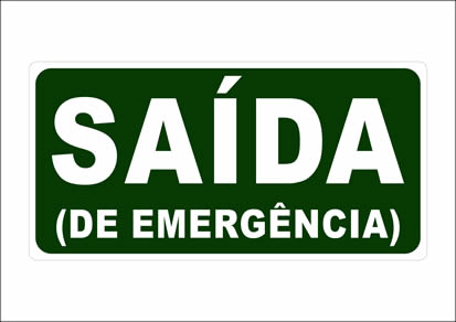Placa M10 - 252x126mm - Demais dimensões sob consulta