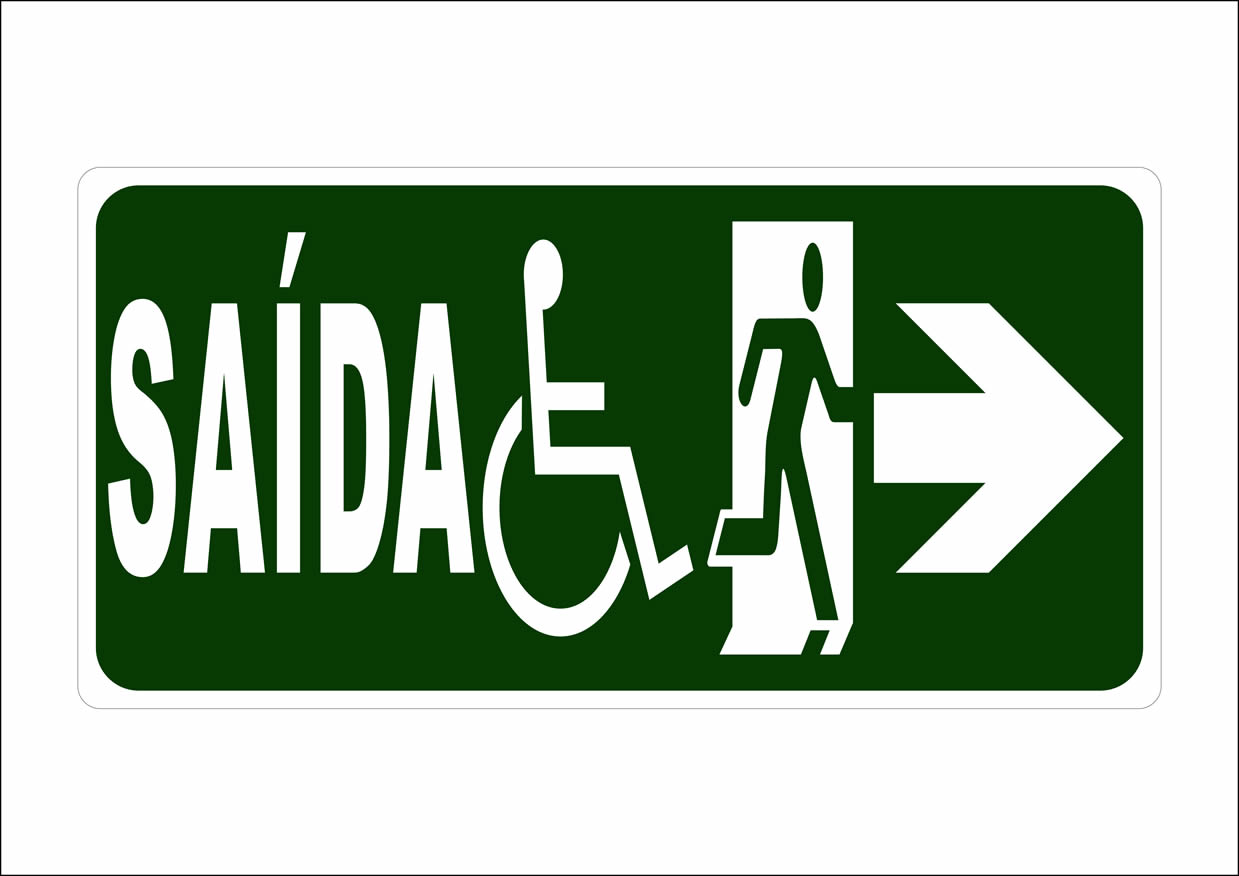 Placa S16 - 256x126mm - Demais dimensões sob consulta